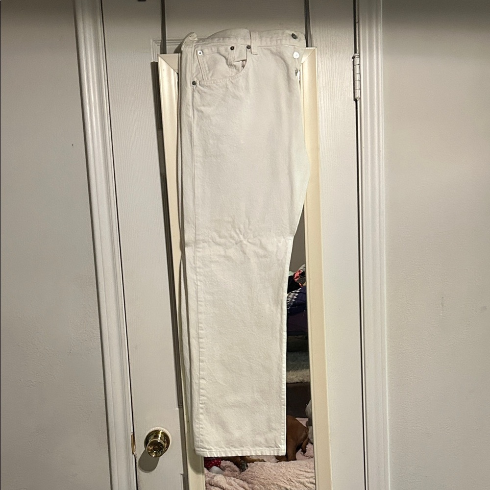 Levi's Men's Straight White Jeans